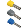 Наконечник-гильза IEK НГИ2 6,0-14 - UTE10-4-D6-0-100, черный, 20шт/упак